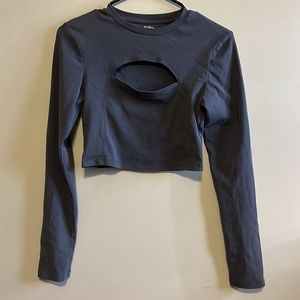 OGL Move Cut-Out Crop in Dark Grey